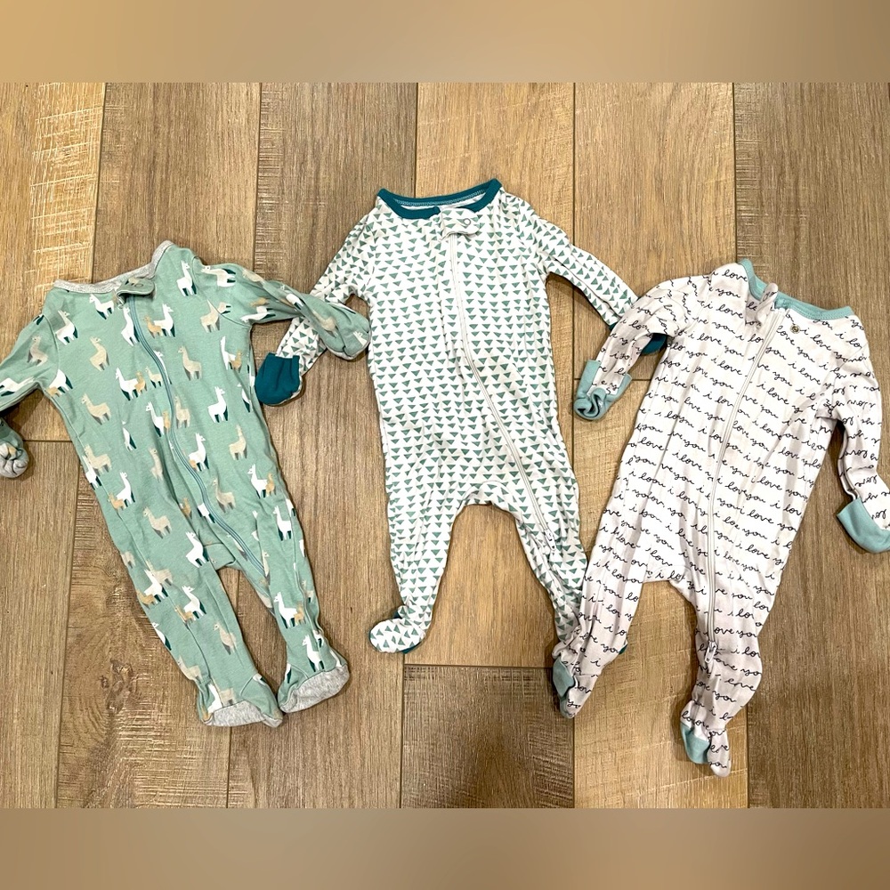 0-3 MONTH FOOTIE PJ LOT